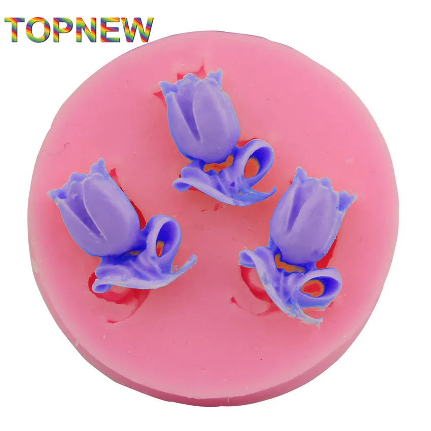 

Маленькие тюльпаны силиконовые формы помадка украшения торта инструменты для выпечки 2995