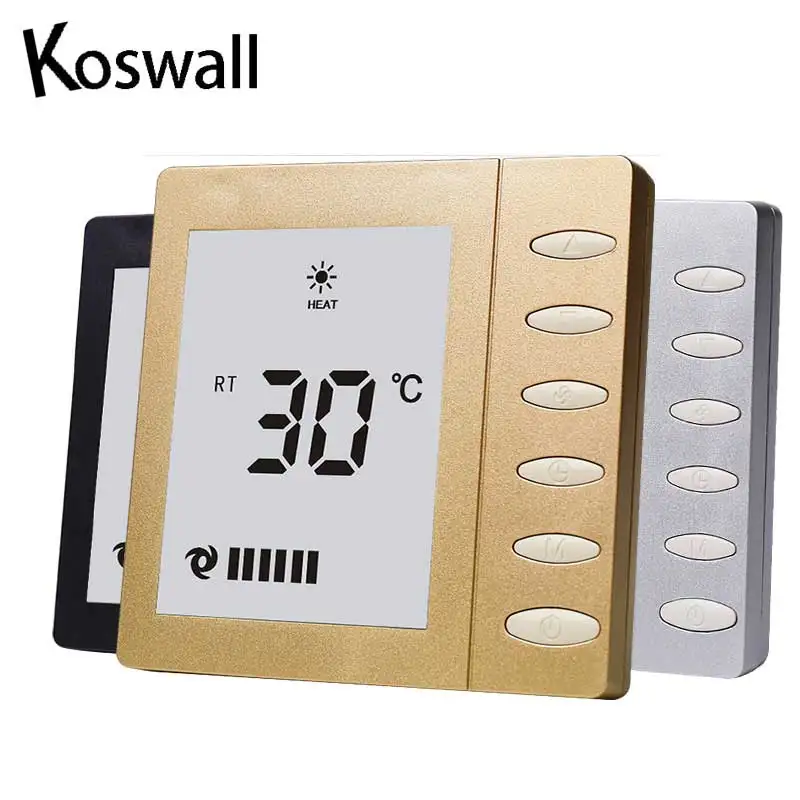 Кондиционер ЖК-экран термостат вентилятор терморегулятор температура умное