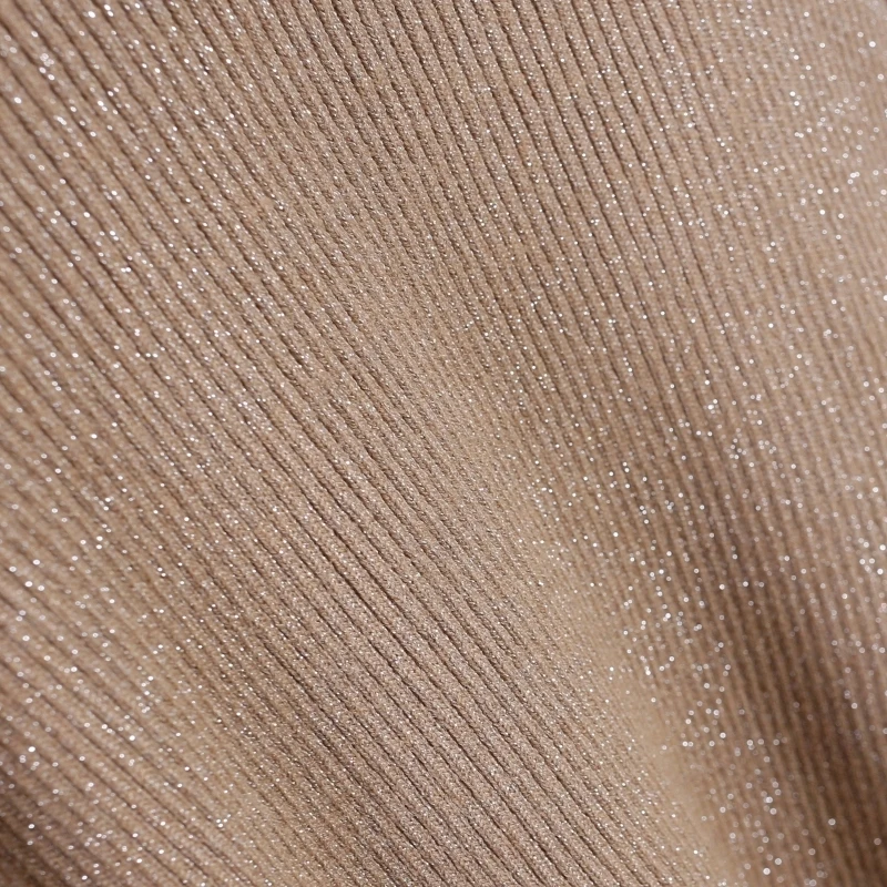 Акция свитера с люрексом растягивающиеся пуловеры круглым вырезом длинными