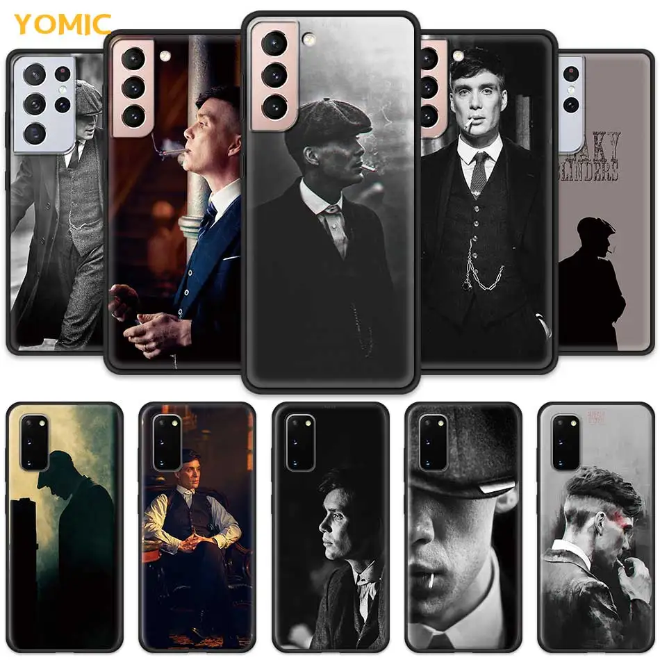 

Peaky Blinders Thomas Shelby Cases For Samsung Galaxy S21 S20 FE Note 20 Ultra S10 10 Lite S9 Plus S8 S10e TPU Black Phone Cover