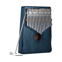 17 key kalimba portable kalimba mbira thumb piano mahogany solid wood keyboard instrument gift for music lover beginner student
