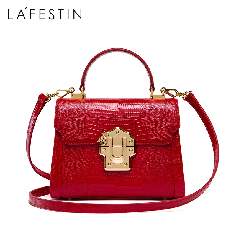 la festin designer serpentine lock handbag split leather 2021 new fashion women shoulder bag luxury famous brand bolsa crossbody free global shipping