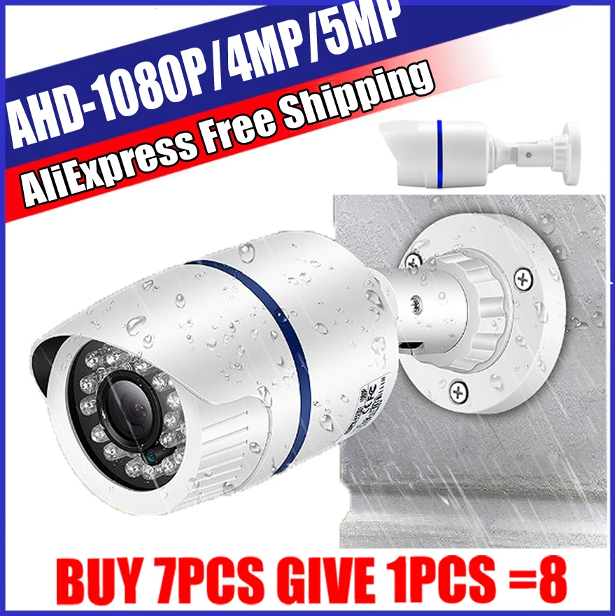 SONY IMX323 720P 1080P 4MP 5MP AHD CAMERA Digital HD 2MP Security CCTV Mini Home In/Outdoor Waterproof IP66|Камеры