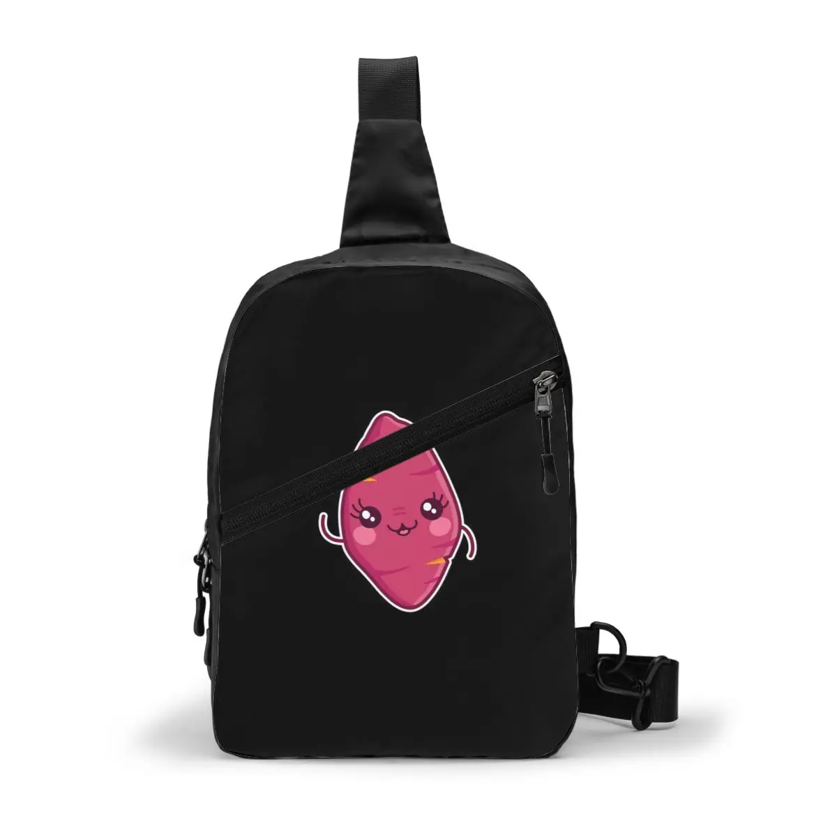 

Sweet Potato Chest Bag foldable Shoulder Sling Bag Fashion Polyester Leisure Pouch Bag