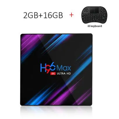 H96MAX 2GB 16GB I8 H96 MAX RK3318 Smart tv Box Android 9,0 4 ГБ 32 ГБ 64 Гб стример медиаплеер 4K Netflix Youtube IP tv Set top Box H96MAX 2GB16GB - Цвет: H96MAX 2GB 16GB I8