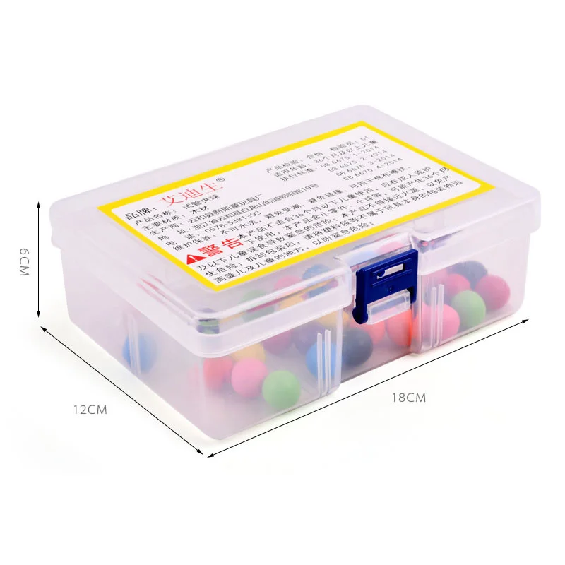 Пробирка с зажимами игрушка для детей развивающая Монтессори обучения логике и