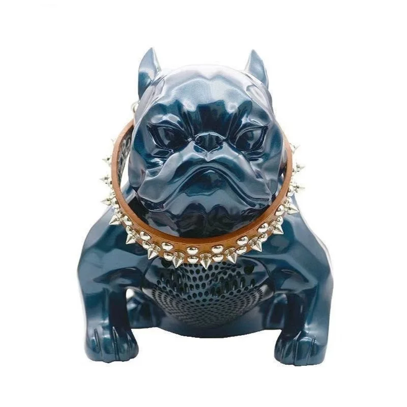 

Cross Humanity Beagle Handmade Creative Art Polymer Gum Wireless Bluetooth Speaker Ring Rechargeable Home High Fidelity Home