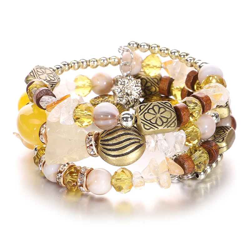 2019 модные высококачественные Бохо браслеты и для женщин ювелирные изделия