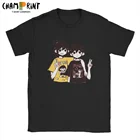 Мужская хлопковая футболка Omori Basil Aubrey, забавная Футболка с принтом в стиле аниме Харадзюку, одежда с короткими рукавами размера плюс