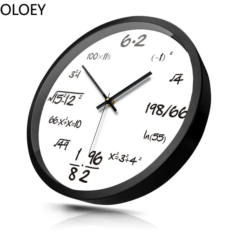 

Wall Clock Modern Design Black Creative Large Clocks Wall Watches Mechanism Kitchen White Wall Clock Horloge Farmhouse Decor