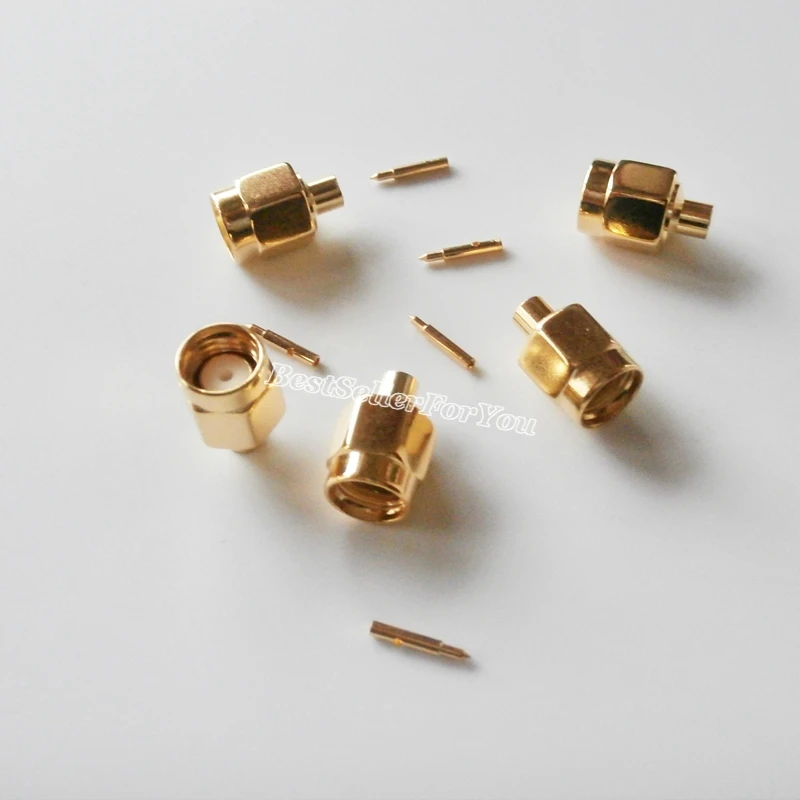 10 шт. SMA разъем штекер Центральная пайка полужесткая для RG405 0 086 &quotкабель RF |