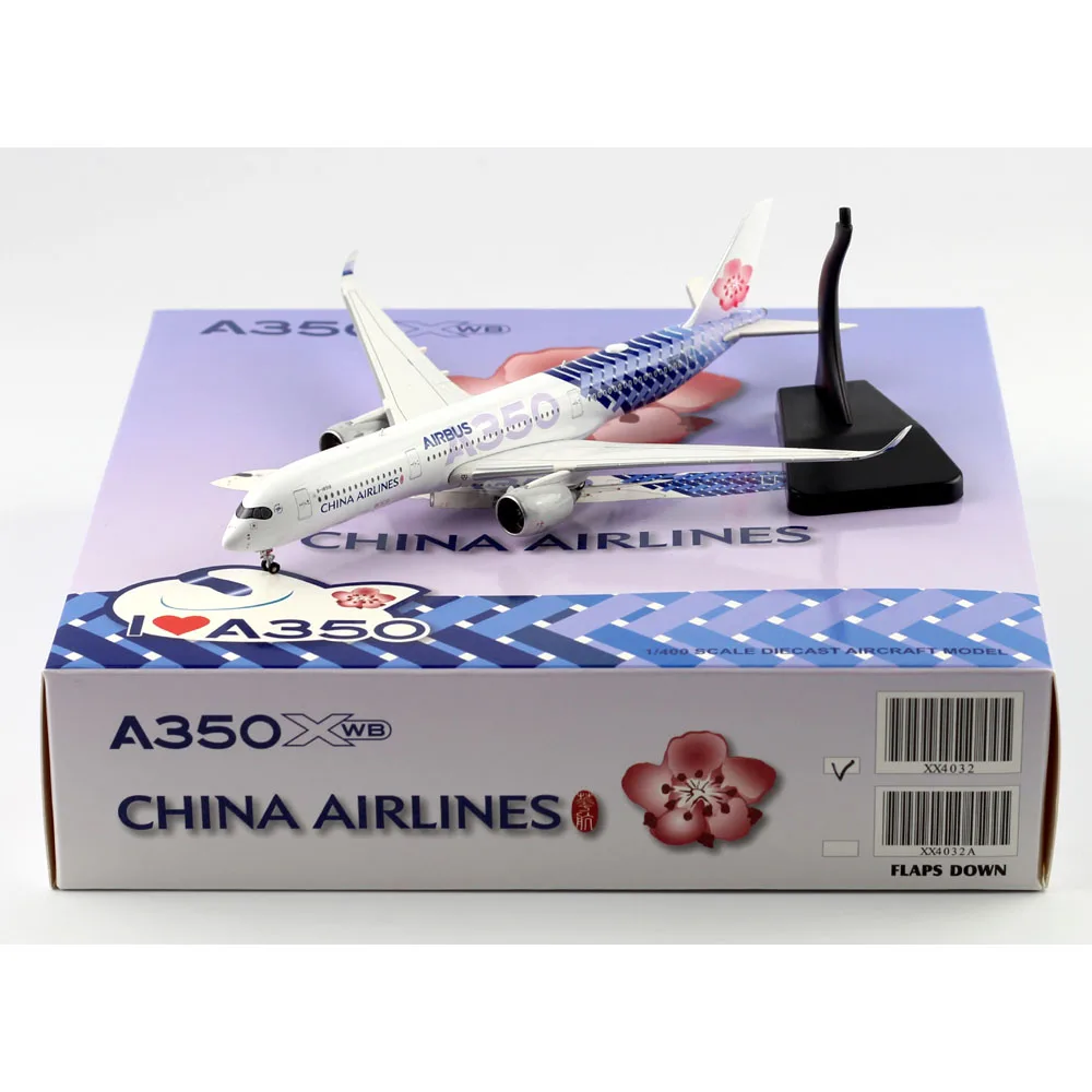 

1:400 Alloy Collectible Plane JC Wings XX4032 China Airlines "Carbon Fibre Livery" Airbus A350-900 Diecast Airbus Model B-18918