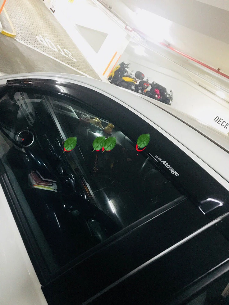 

Suitable for Mitsubishi ATTRAGE rain board car awning and awning