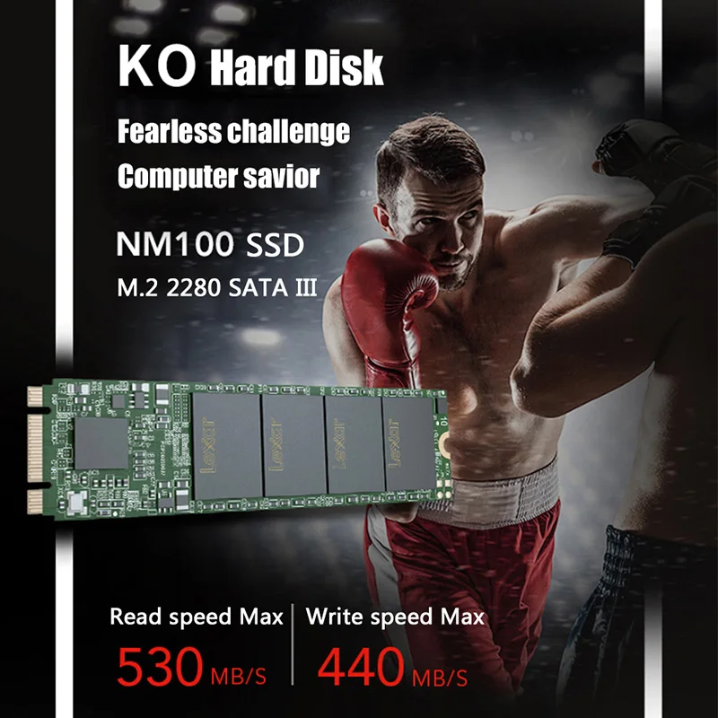 Lexar M.2 SATA SSD 60 Гб 128 ГБ 256 512 1 ТБ HDD M2 NGFF 2280 мм 2 жесткий диск для ноутбук Xiaomi|Внутренние