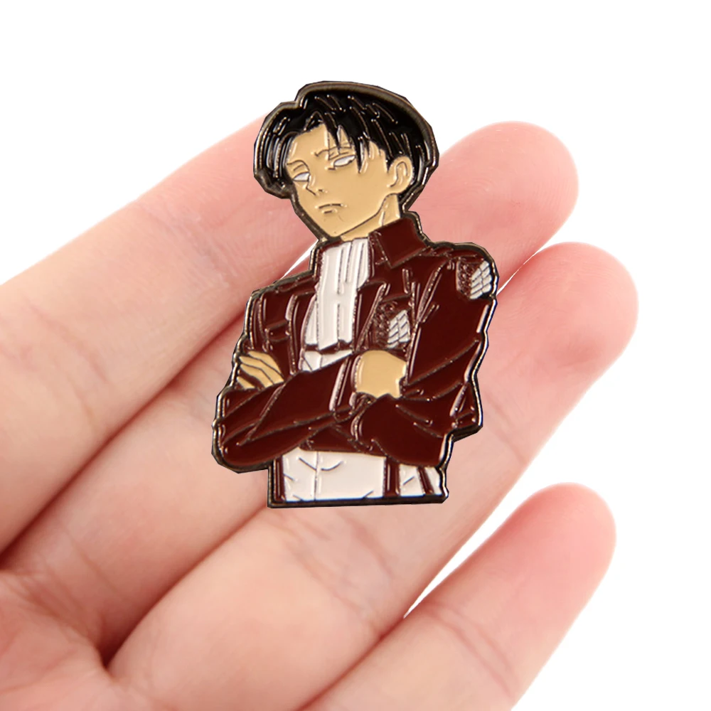

DZ2334 Japanese Anime Manga Attack on Titan Enamel Pin Brooches on clothes Backpack Collar Hat Badge Lapel Pin Jewelry Gifts