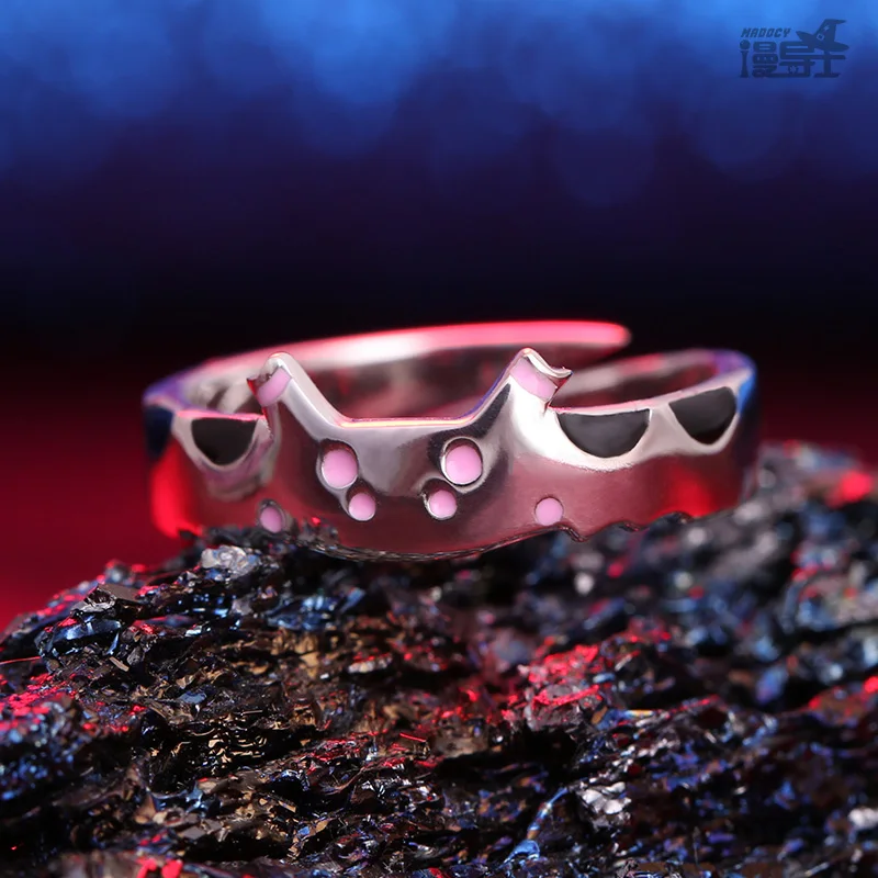 

Anime So I'm a Spider, So What？Kumo desu ga, Nani ka S925 Sterling Silver Ring Jewelry Adjustable Unisex Cosplay Birthdays Gift