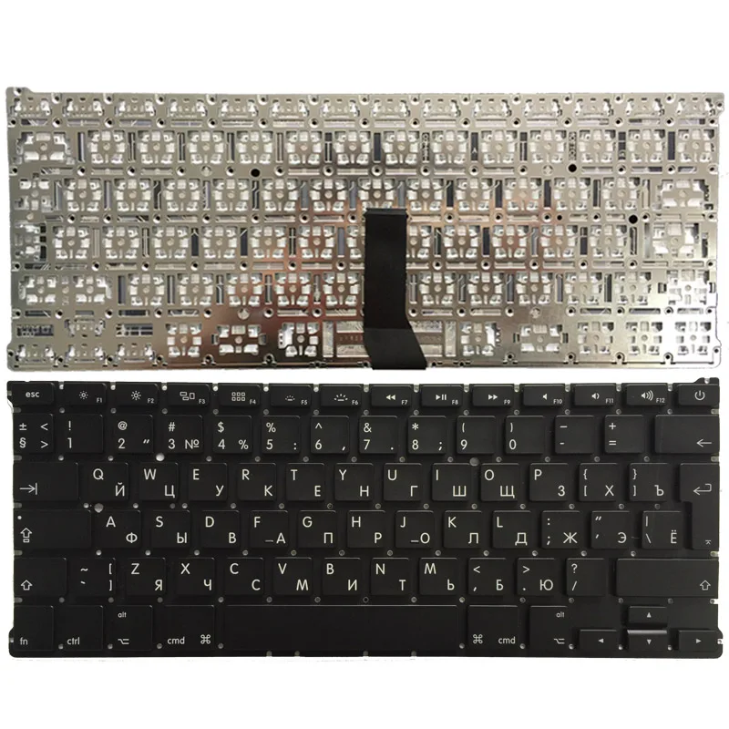 Новая русская клавиатура для Macbook Air 13 &quotA1466 A1369 RU ноутбука MD231 MD232 MC503 MC505 2011 15