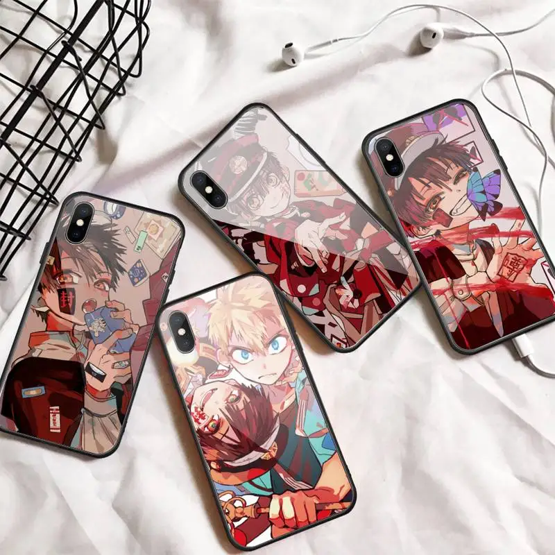 

Anime Toilet-Bound Hanako-kun Phone Case Tempered glass For iphone 6 7 8 plus X XS XR 11 12 13 PRO MAX mini