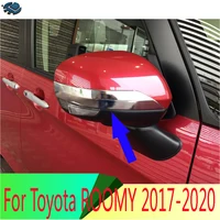 For Toyota ROOMY 2016-2020 Decorate Accessories ABS Chrome Side Mirror Rear View Wing Chrome Cover Trim Molding Bezel