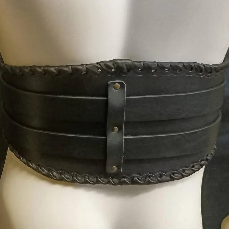 Ремень в средневековом кельтском стиле для мужчин плетеный тяжелый армированный