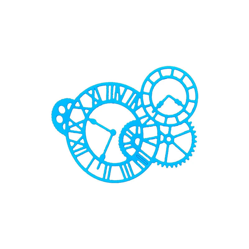 Форма для часов и ножа металлическая резки набор серебряных пресс форм рукоделия