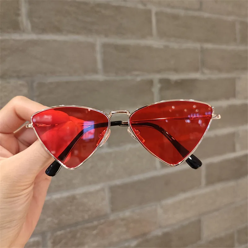 

New Triangle Alloy Sunglasses Kids Eyewear Shades Oculos Boys Girls Sun Glasses Children Eyeglasses