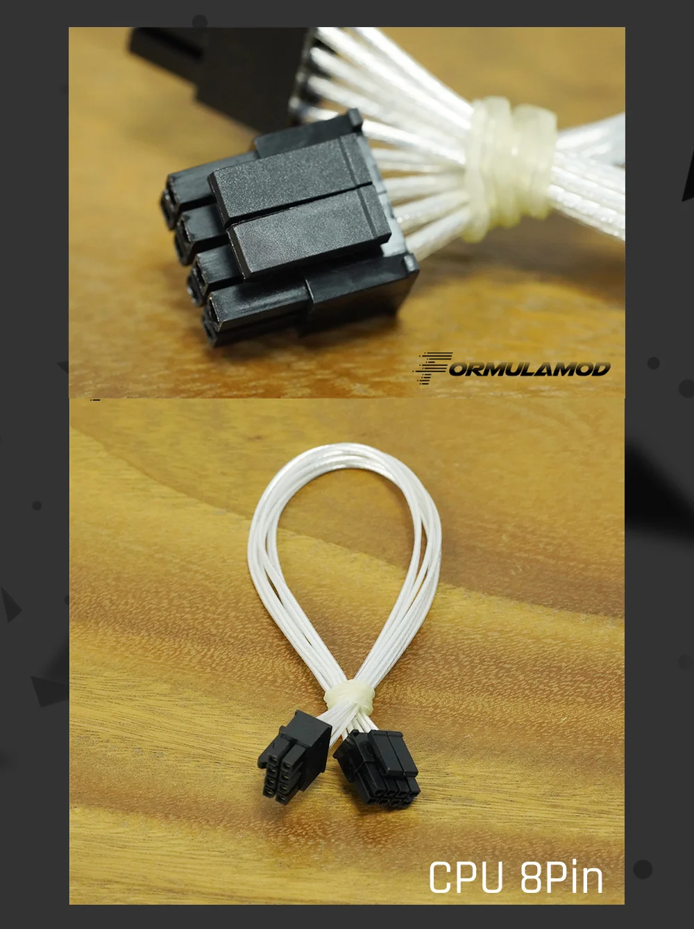 FormulaMod Fm-EVGA-SL, полностью модульные кабели PSU, посеребренный 18AWG, для EVGA G2 G3 G+ Серия Модульных PSU