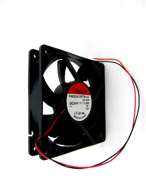 

Brand PMD2412PTB1-A (2).GN DC 24V 11.8W 120x120x25mm 12cm 2-Lines Server Cooler Fan