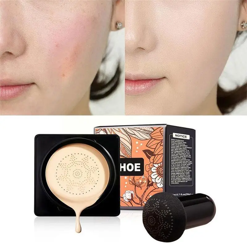 

Mushroom Air Cushion Cc Cream Natural Moisturizing Bb Foundation Cream Cosmetics Makeup Oil-control Concealer Whitenin J5e5