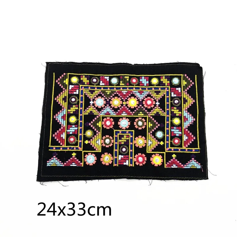 1 шт. этнический бутик вышивка крестиком аксессуары аппликация цветок Швейные