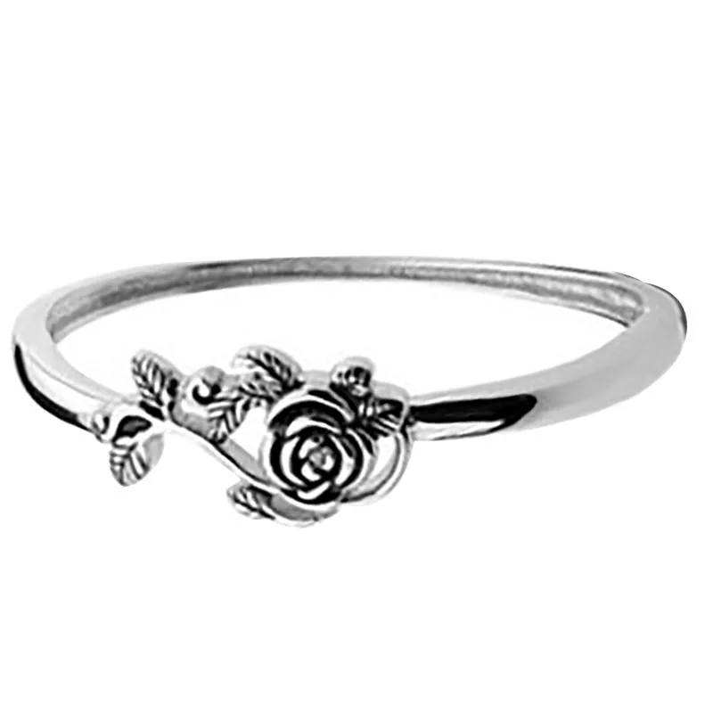 

Ofertas Milangirl Ladies Vintage Handmade Flower Leaves Finger Band Classic Female Ring for Women Girls Jewelry Accessories