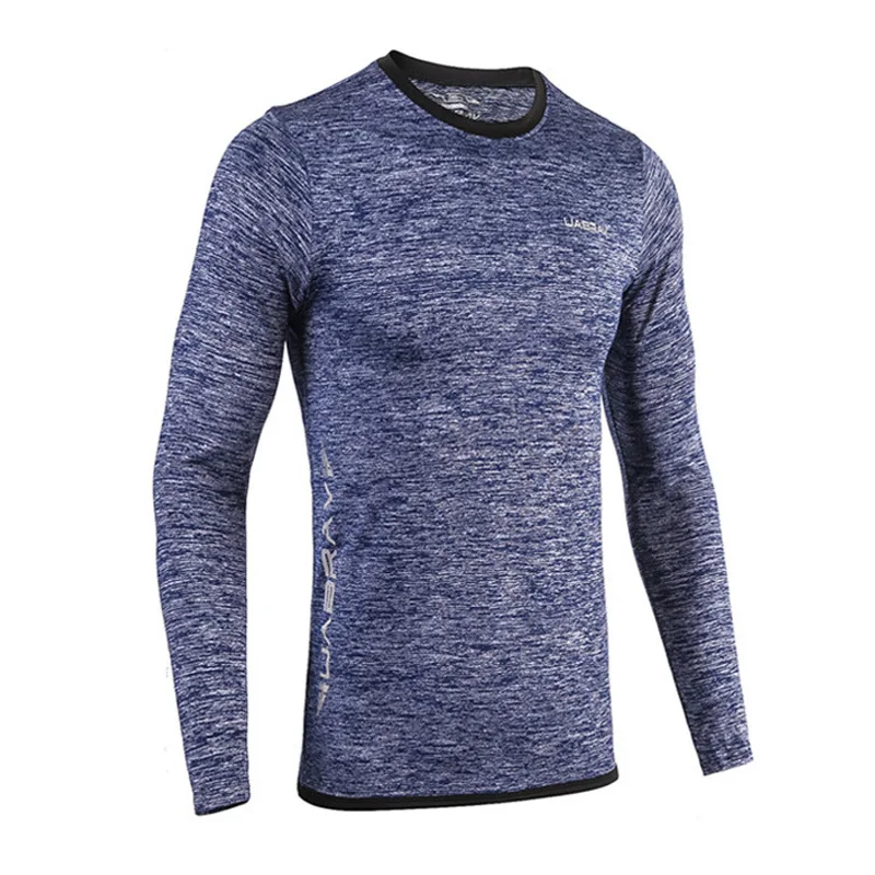 

Sports Fitness T-shirt Men's Outdoor Running Long-sleeved Quick-drying Clothes Autumn and Winter Basketball Sportswear Tops