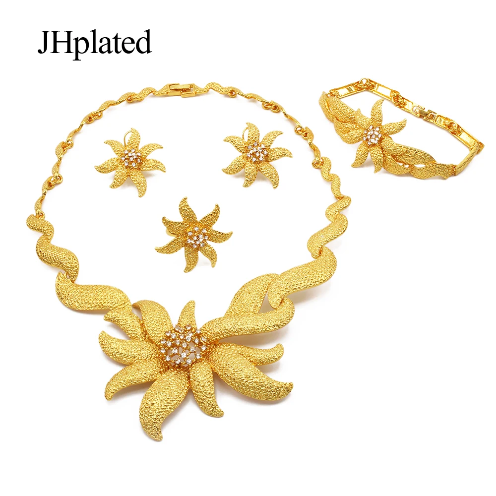 Комплект из колье серёг кольца и браслета | Украшения аксессуары