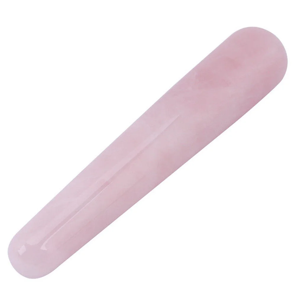 Fatigue Reduce Healing Circulation Improve Wands Natural Crystal Massage Stick Facial Handhold Stone Spiritual Growth |