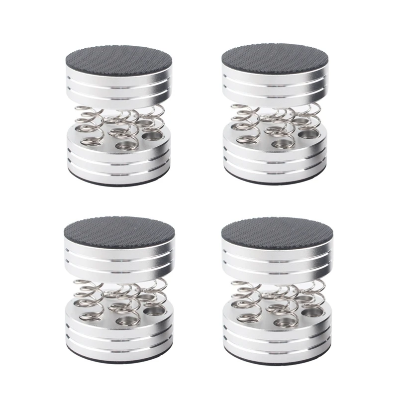 

2021 New 4pcs shock spikes spring damping pad HIFI Stand Feet speaker spike Audiophile CD- amplifier foot pad