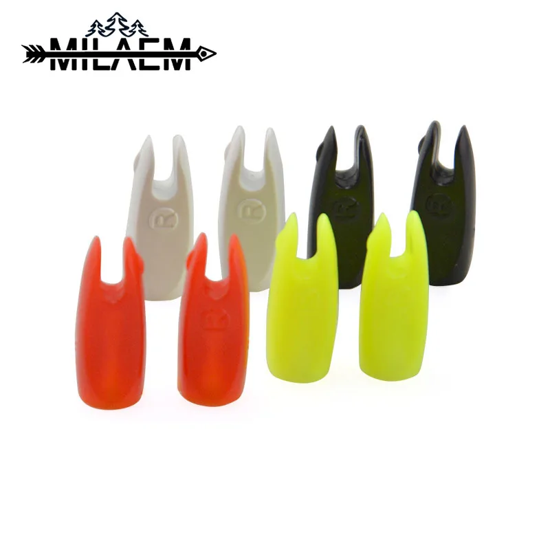 

50Pcs Archery Outer Arrow Nock Plastic Arrow Tail for ID6.2mm Arrow Shaft Arrow Accessories Compound Bow Arrow Shooting Hunting