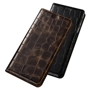 Calfskin Genuine Leather Holster Cards Slot Flip Case For Umidigi S3
Pro/Umidigi S5 Pro Phone Cover Magnetic Coque Funda Capa
