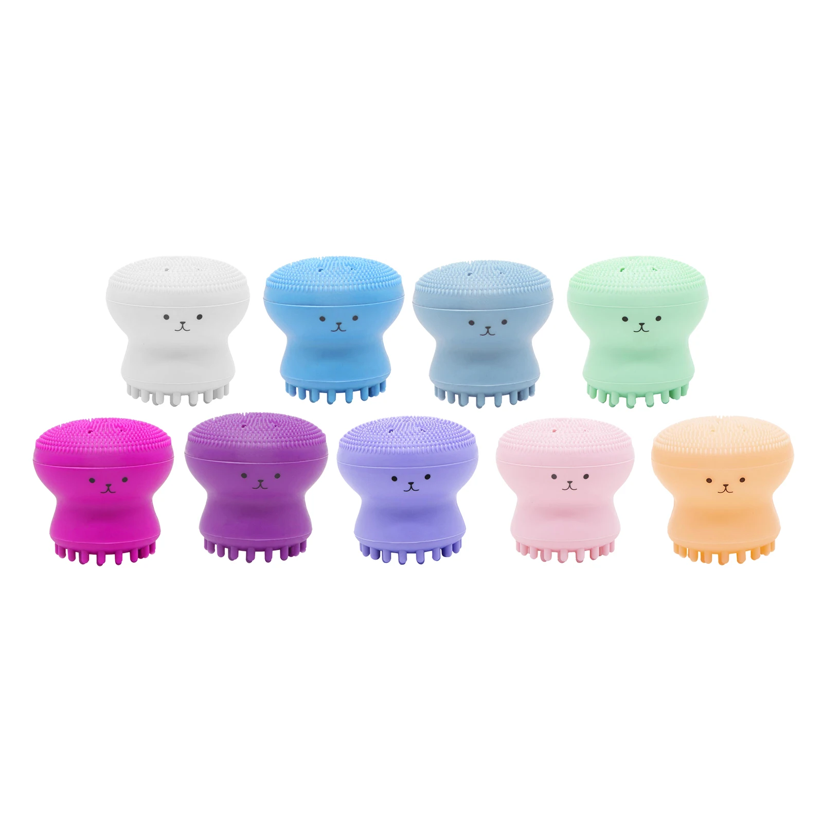 

Octopus Cute Silicone Face Brush for Massage Makeup Tool Deep Cleansing