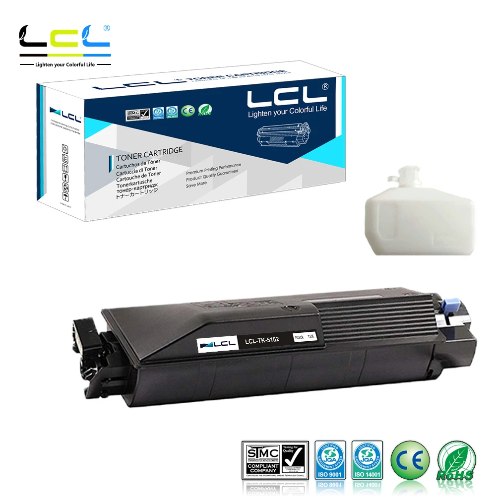LCL TK-5152 TK-5152K C M Y 1T02NS0US0 (1-Pack K/C/M/Y) Тонер-картридж совместимый для Kyocera ECOSYS M6035cidn M6535cidn |