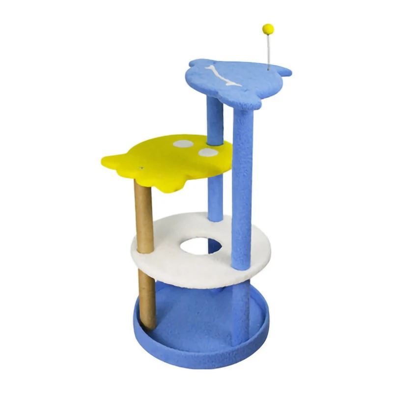 

Sisal cat tree cat climbing frame cat litter cat shelf with litter integrated large multi-layer cat climbing column cat jumping