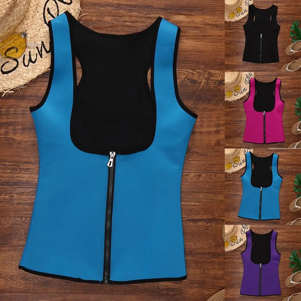 Women Slimming Body Shaper Underwear U-shape Corset Zipper Slim Vest | Женская одежда