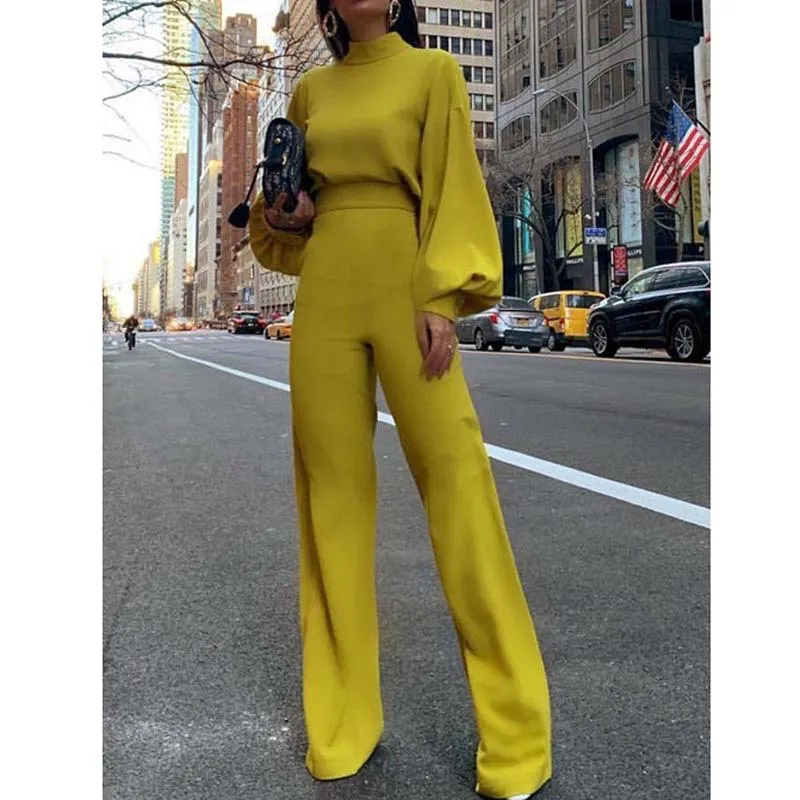 

Women's new loose temperament commuter trousers suit jumpsuit