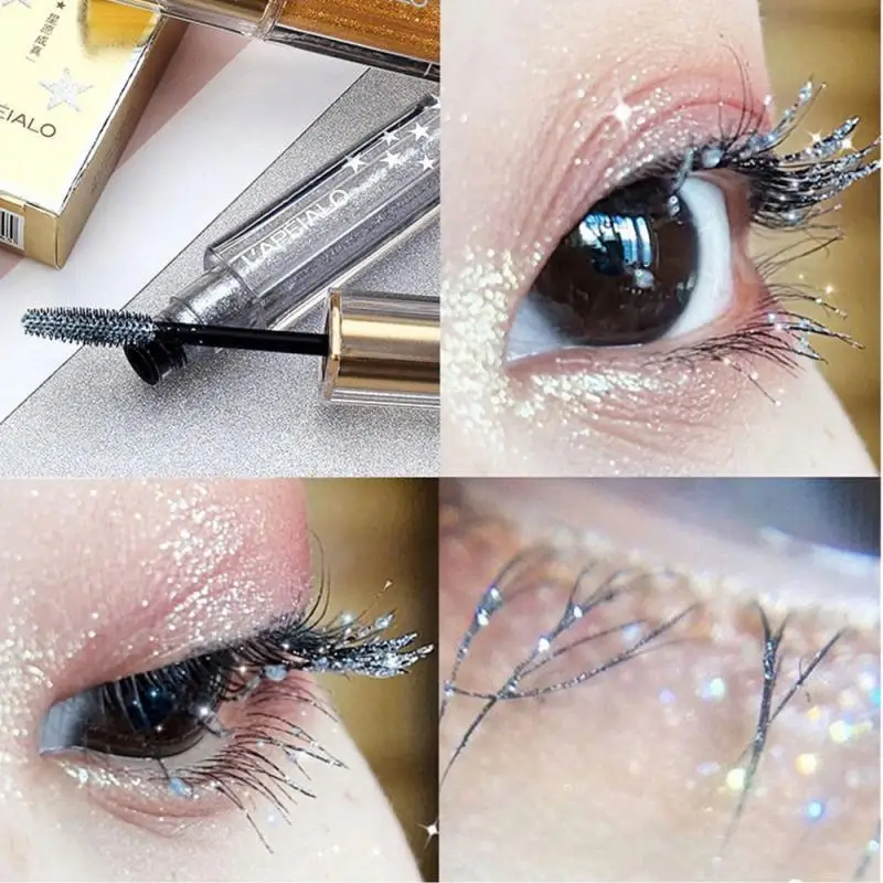 Со сверкающими стразами блестящий кулон тушь для ресниц быстросохнущие пленка