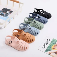 new summer children sandals roman baby girls toddler sandals soft non slip princess kids candy jelly beach shoes casual slippers