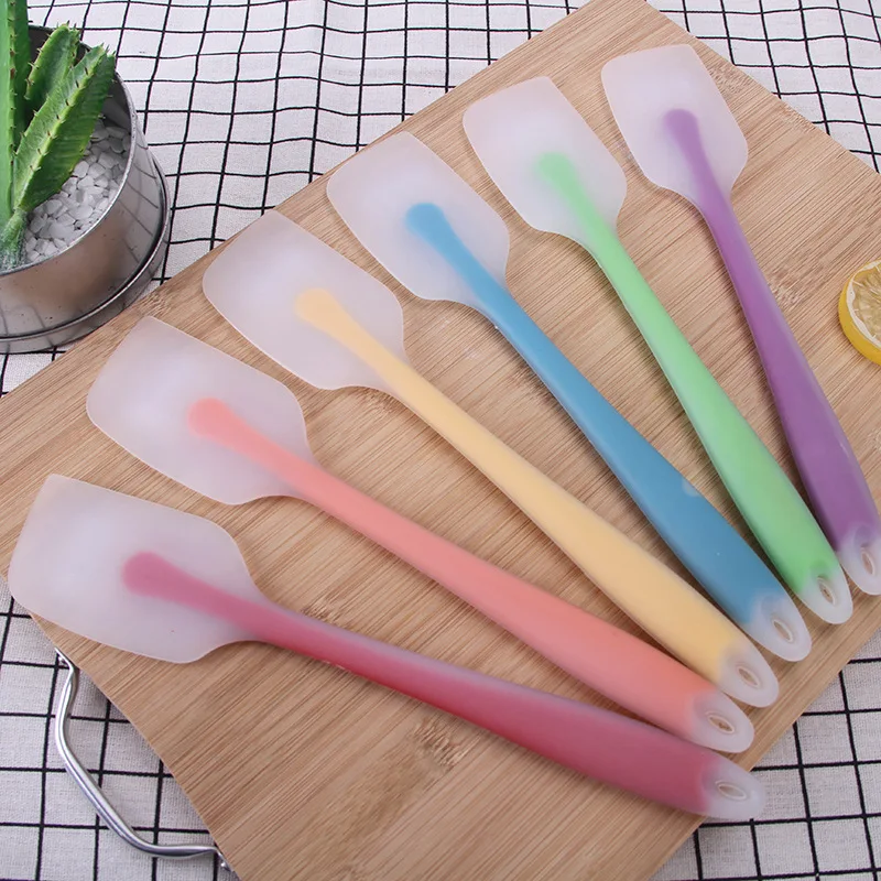 Силиконовый скребок для выпечки антипригарный шпатель масла нейлоновый