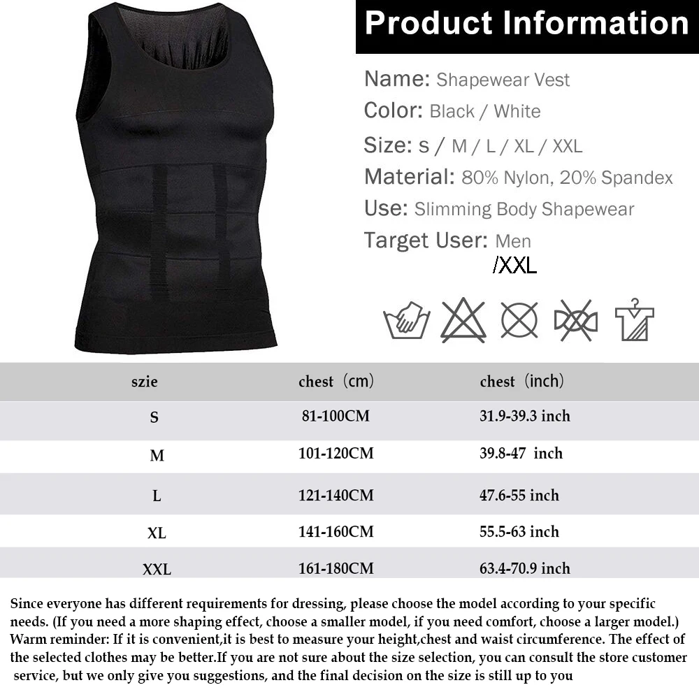 Мужской корректирующий жилет для похудения мужской формирователь тела потный