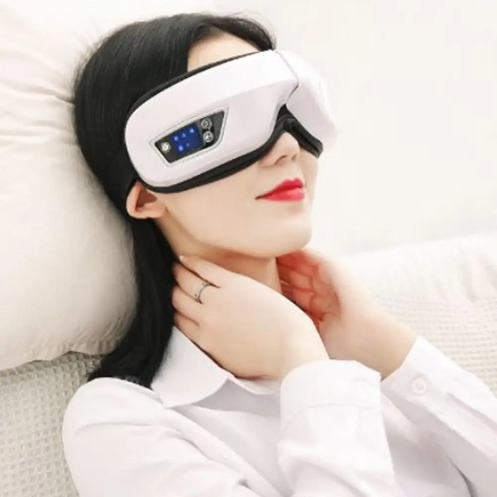 

Vibration Eye Massager Eye Care Instrumen Heating Bluetooth-compatible -compatible Dark Music Fatigue And Relieves Circles T4R5