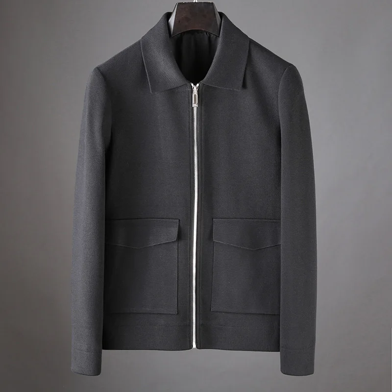 JBD осенний кардиган верхняя одежда мужская мода весна и осень Однотонный свитер