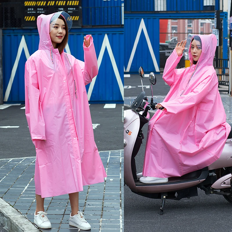 

Raincoat Adult Long Full Body Rainproof Fashion Electric Car Poncho Men and Women Student Thickening rain jacket burbry