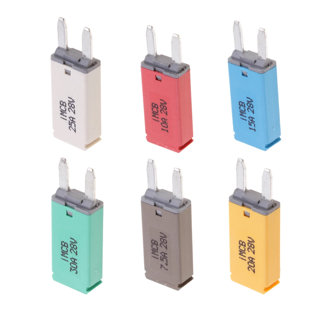 6 Pc Автомобиль Грузовик Лодка Предохранитель Ассортимент Kit 7 5 10 15 20 25 30 Ампер мини